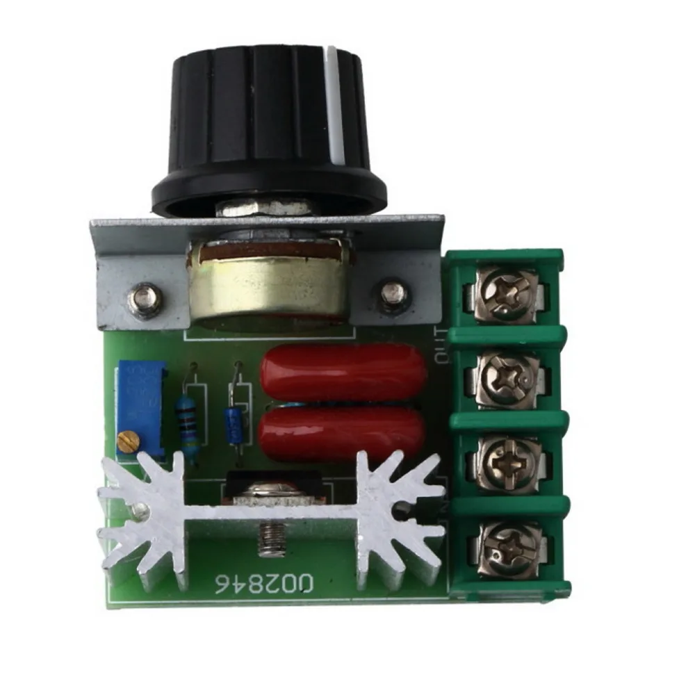 

2018 new 220V 2000W Speed Controller SCR Voltage Regulator Dimming Dimmers Thermostat