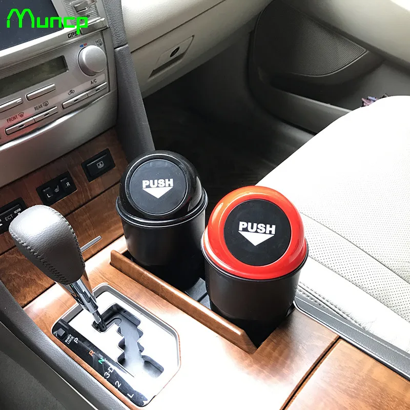 

Muncp Universal Car Trash Bin Auto Organizer Storage Box For Mazda 2 3 5 6 CX5 CX7 CX9 Atenza Axela