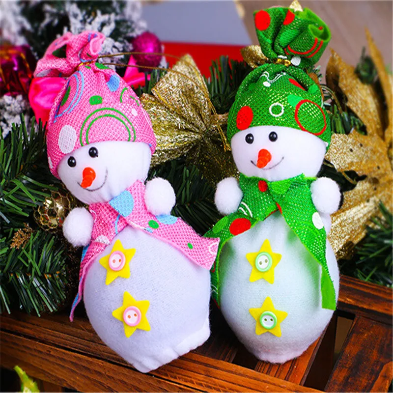 Download 2018 Merry christmas ornaments Snowman Tree Toy Doll Hang ...