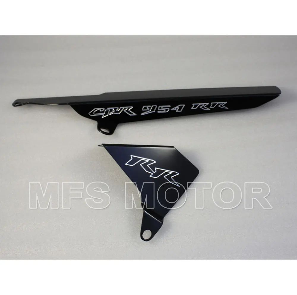 

Motorcycle Part Motor Chain Guard Cover For Honda CBR 954 RR 2002 2003 CBR 954-RR 02 03 954RR Black