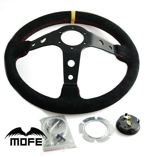 MOFE Racing СПЕЦИАЛЬНОЕ ПРЕДЛОЖЕНИЕ 350 мм Глубокий диск из алюминиевой замши кожаный