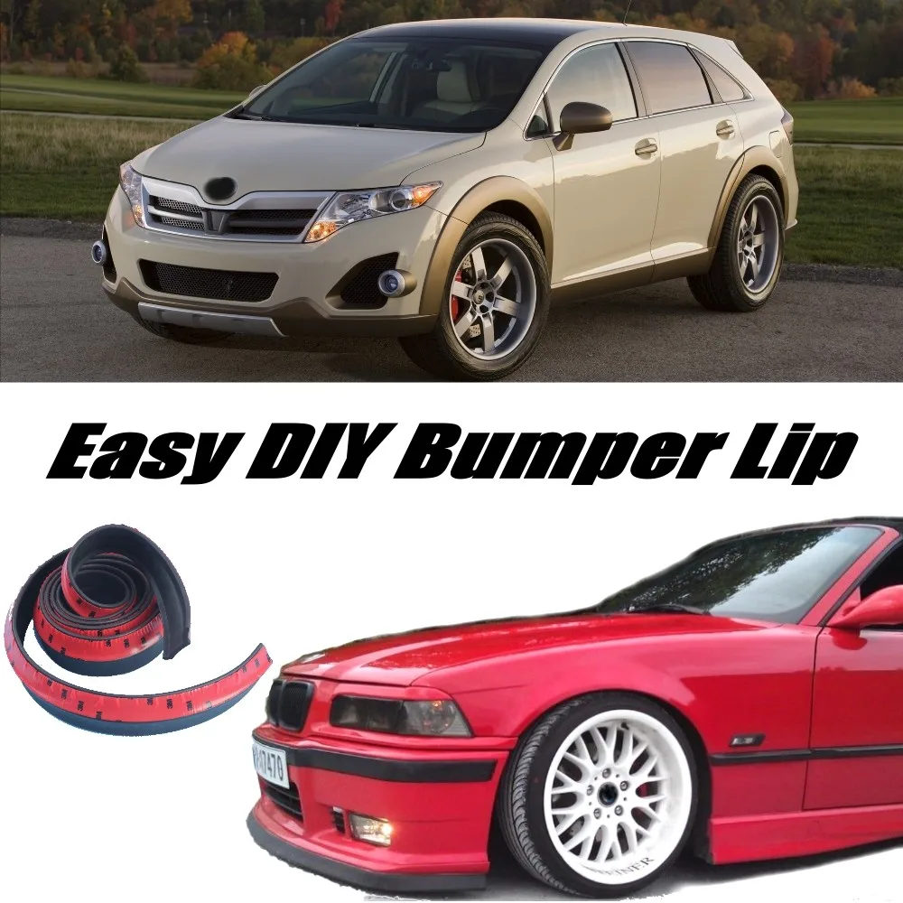 3M Bumper Lip Deflector Front Skirt For TOYOTA Venza 2008~2016