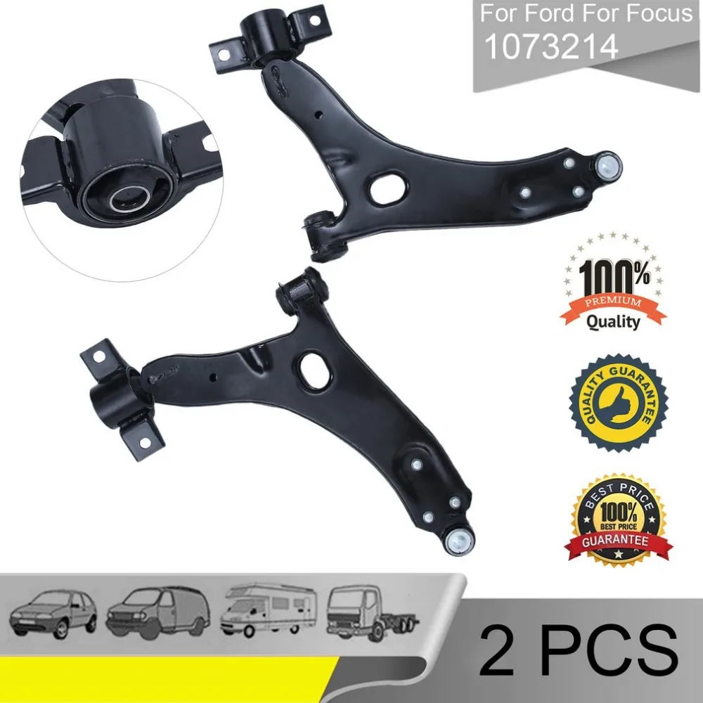 

2 PCS/Set Front Lower Left Right Wishbone For Ford For Focus 1073214 Control Arm Set Car Suspension Kit Vehicle Parts
