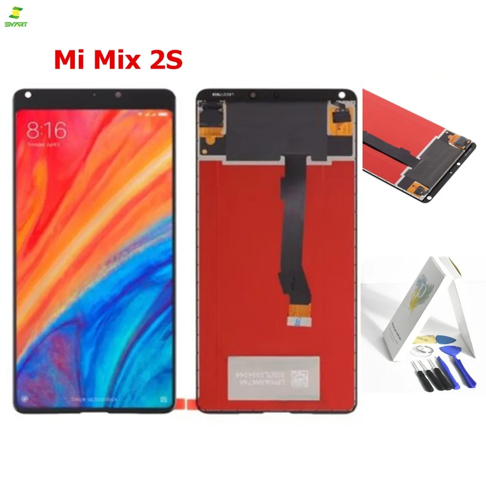 

AA+ Mi Mix 2S LCD Display 10 Touch Screen Panel XAIOMI Mix2S LCD Digitizer Assembly Replacement Full LCD For Mi Mix2S Screen