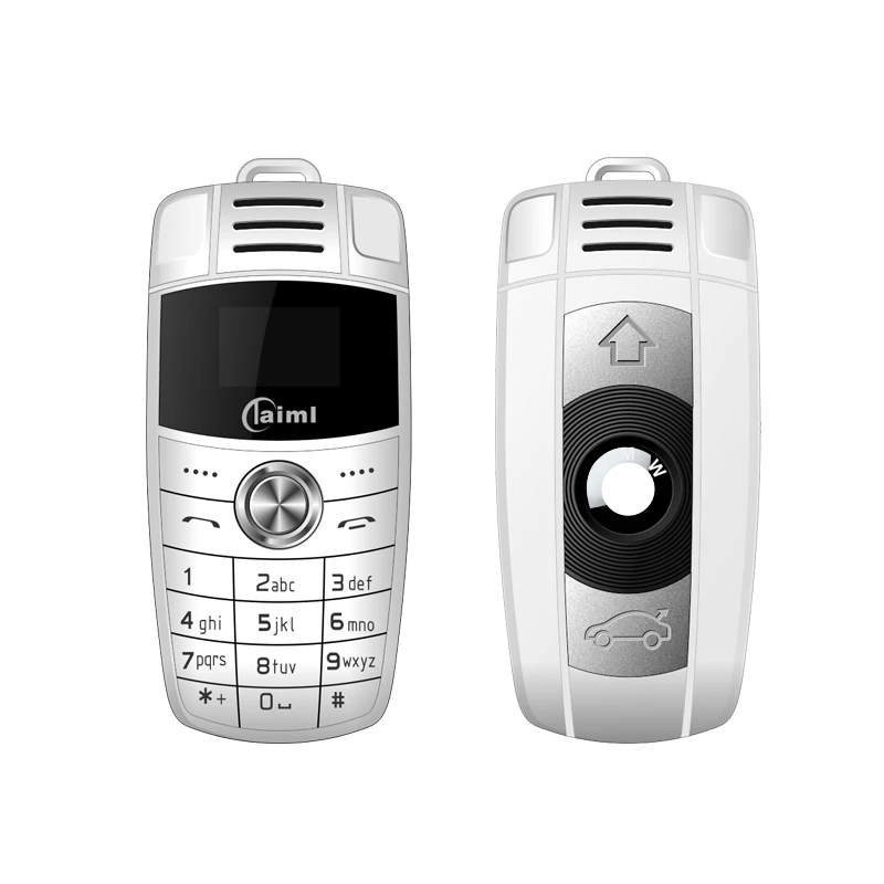 Автомобильный ключ, мобильный телефон, Fsmart Taiml X6, маленький размер, экран, Bluetooth, номеронабор, MP3, магическое изменение голоса, разблокировка, мини мобильный телефон - Цвет: White