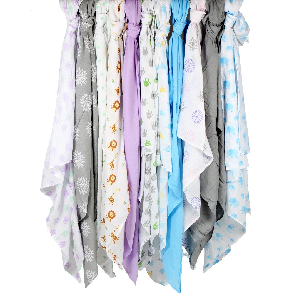 Baby Muslins Blanket Cotton Ventilate Swaddling Blankets For Newborn