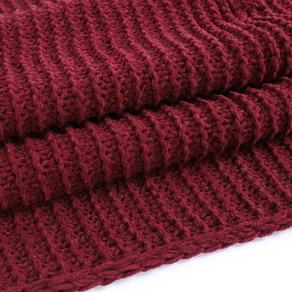 Battilo Chenille Тканое одеяло 50 &quotx 60&quot двустороннее мягкое теплое дышащее для кровати