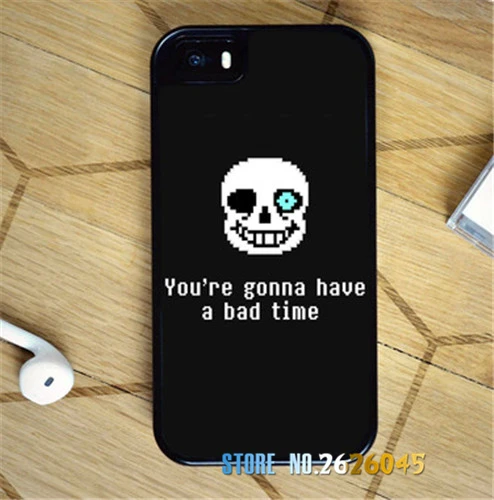 UNDERTALE SANS BAD TIME QUOTES phone case cover for samsung galaxy s3 s4 s5 s6 s7 edge note 3 4 5 #yj1332 |