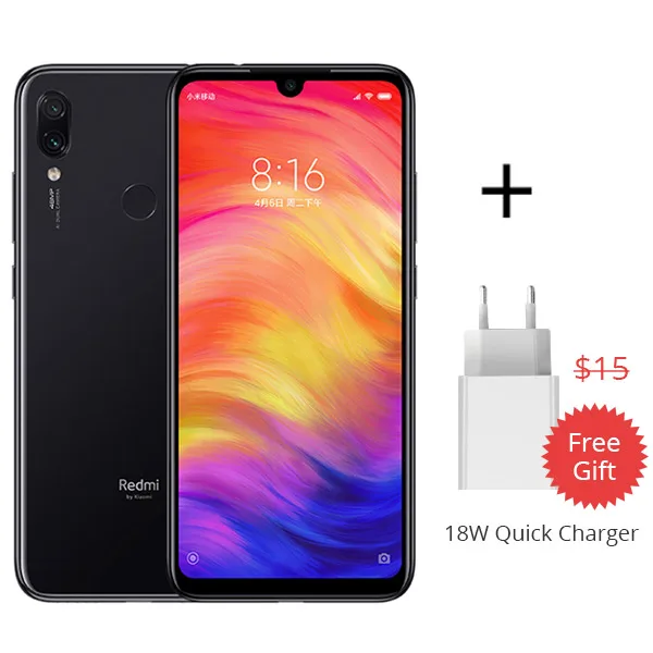 Xiaomi Redmi Note 7 3/32GB za $185.93 / ~692zł