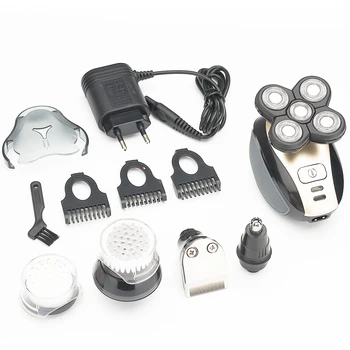 

5 in 1 Electronic Man Shaver for Man Beauty Beard &Hair Remover with full Set of Acessories,offered with USB Connector