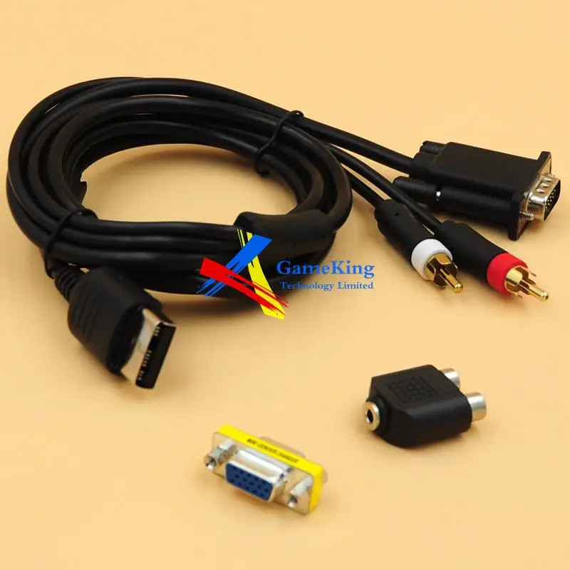 High Definition VGA Cable RCA Sound Adapter for Sega Dreamcast DC Console with / Audio Connector |