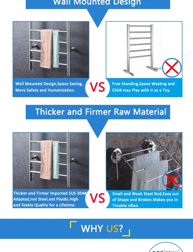 Новый Электрический Полотенцесушитель Из Нержавеющей Стали, вешалка для полотенец с подогревом, вешалка для полотенец, Полка для