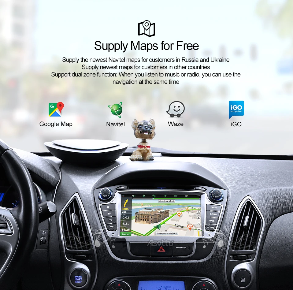 Perfect Asottu ZIX357060 Android 7.1 2G+32G for Hyundai IX35 Tucson 2011 2012 2013 gps navigation 2 din car dvd player gps radio stereo 7