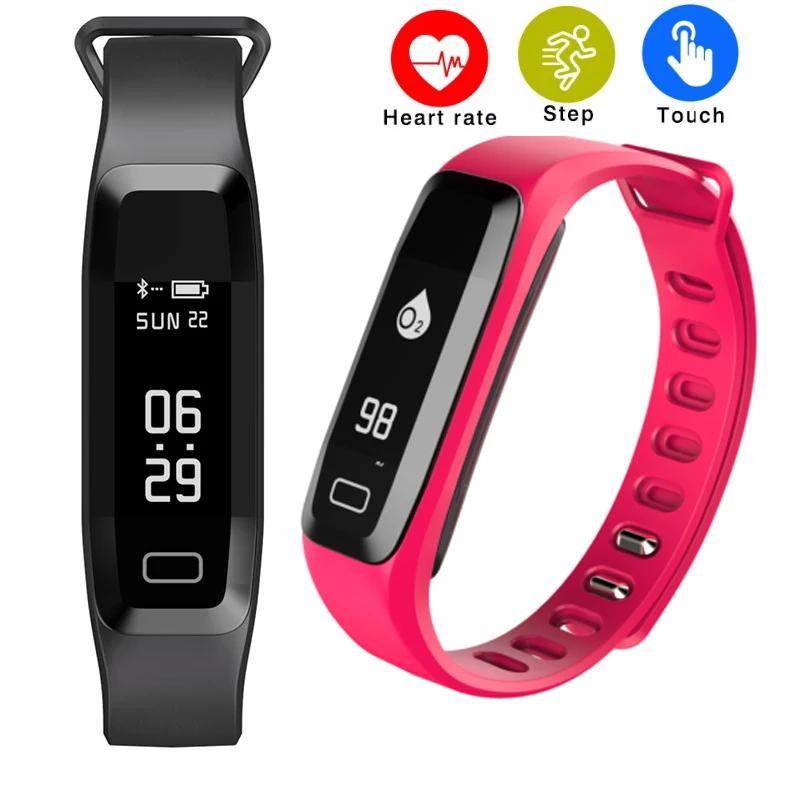 

G15 Smart Bracelet Heart Rate Blood Pressure Oxygen Bluetooth Pedometer Monitor Fitness Tracker Bracelet Smart Band PK G16 G20