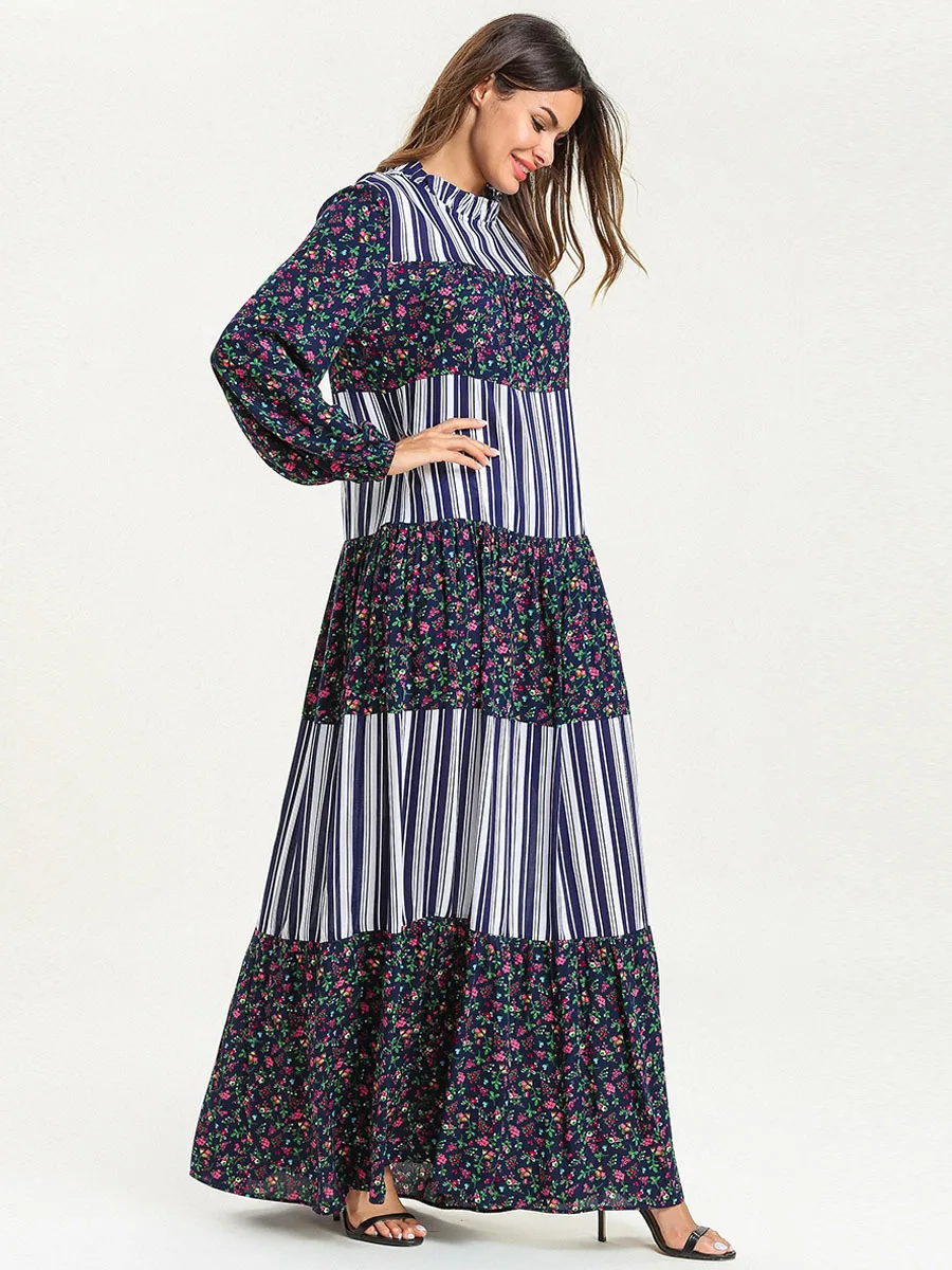 Женские мусульманские платья abaya Дубай Бангладеш Исламская одежда большие