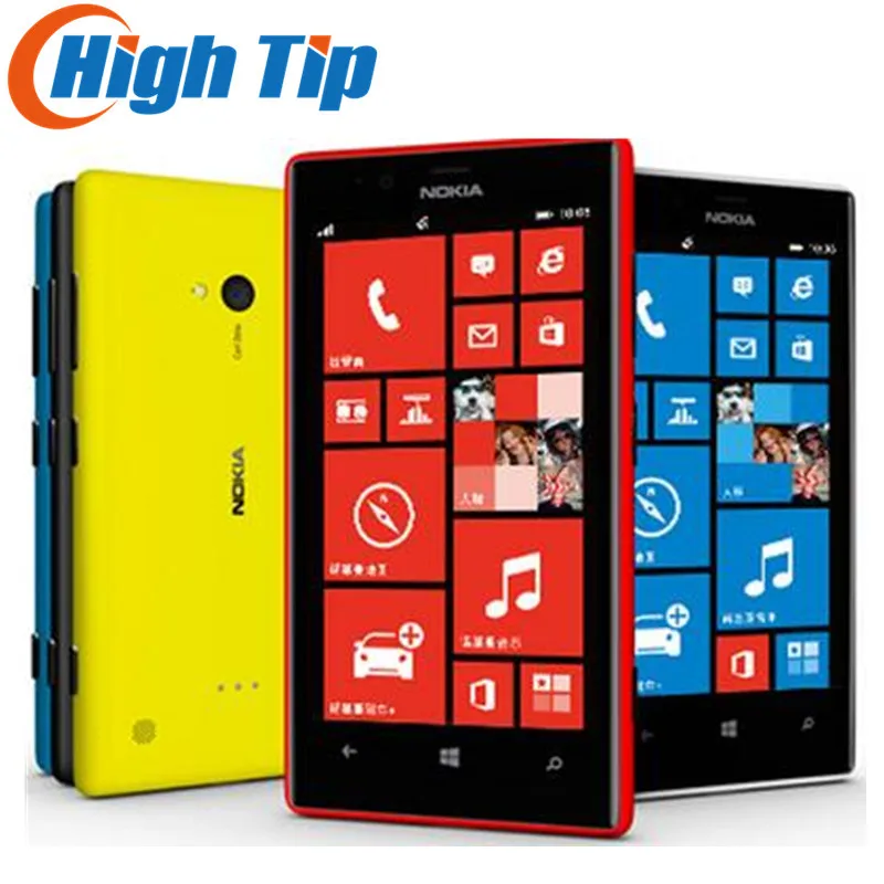 Разблокированный оригинальный мобильный телефон Nokia Lumia 720 двухъядерный 6 7 МП Wi Fi 4