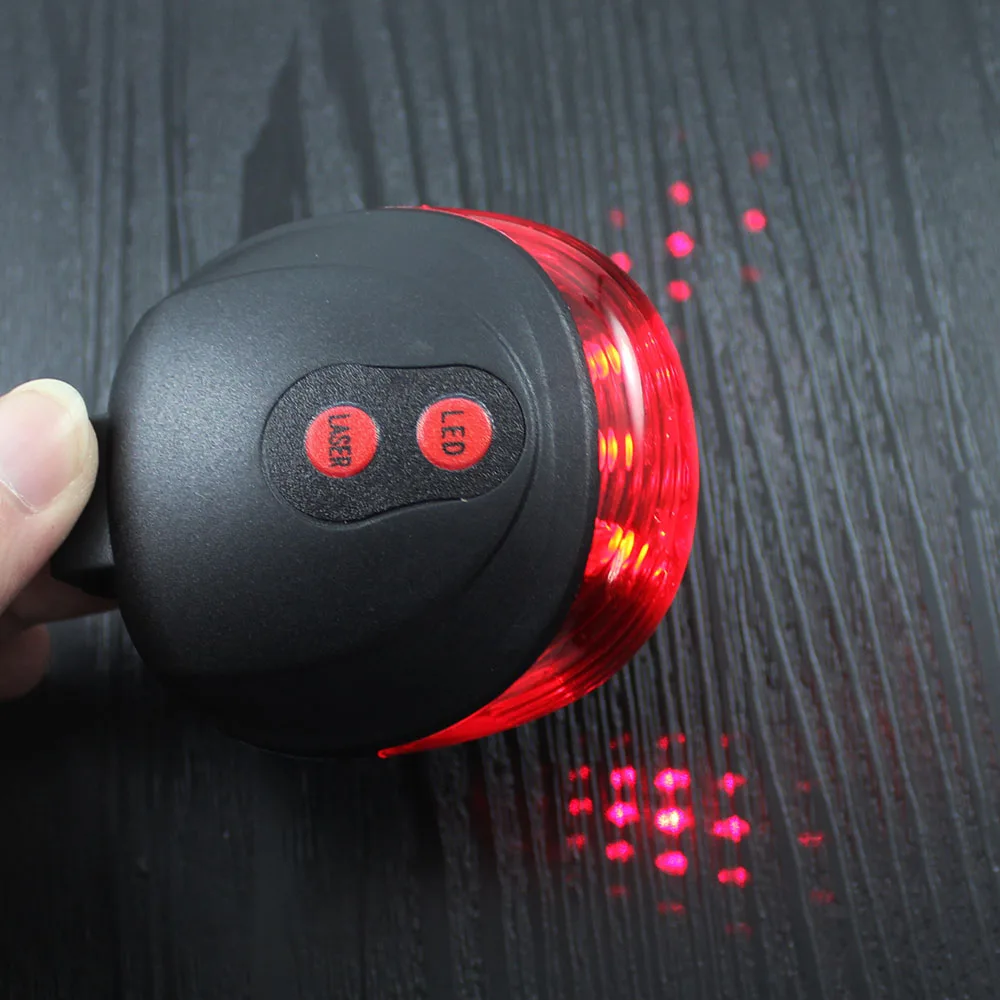Flash Deal Cycling Bicycle Tail Rear Light Bike Light Bike Warning Lamp LED 2 Laser 7 Mode Beam Bike Night Ride Warning Light Cycling light 8