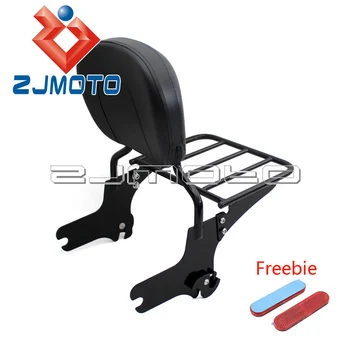 

Motorcycle Sissy Bar w/ Luggage Rack For Harley Touring Passenger Backrest Road King FLHT FLHX FLTR 97-08