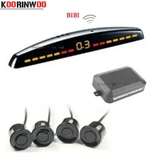 New Arrival LED display Car Parking Sensor Multicolor Set 4 System Sensors For Most Car Reverse Radar Backup Parktronic sensors