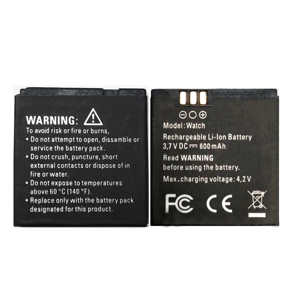 Iconbit CALLISTO 100 및 IconBIT Callisto 300B 스마트 워치용 배터리, 600mAh ...