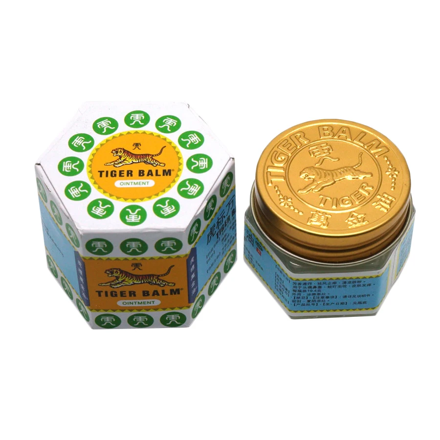 1Pcs White Tiger Balm Ointment For Headache Toothache Stomachache Pain Relieving Balm Dizziness Essential Balm Massage oil C102