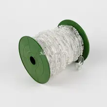 20 м 65 футов 1 рулон 20 мм акриловая люстра прозрачная Хрустальная бусина Алмазная Гирлянда Свадебный центр украшение свечей Крафт DIY