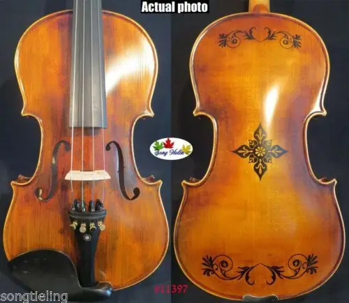 

Strad style SONG Brand Master 15 "viola,big sound,beautiful drawing back #11397