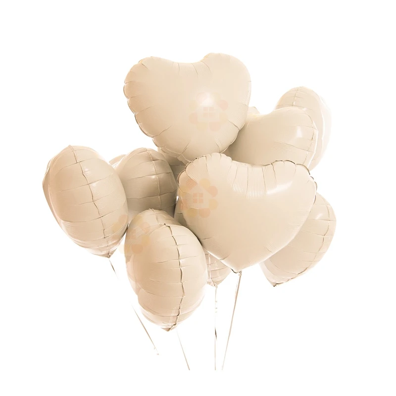 10 шт 18 дюймов сердце в форме сердца гелиевые воздушные шары розовый детский душ воздушный шар из фольги для вечеринок Свадьба День Рождения украшения воздушные шары - Цвет: 10pcs white