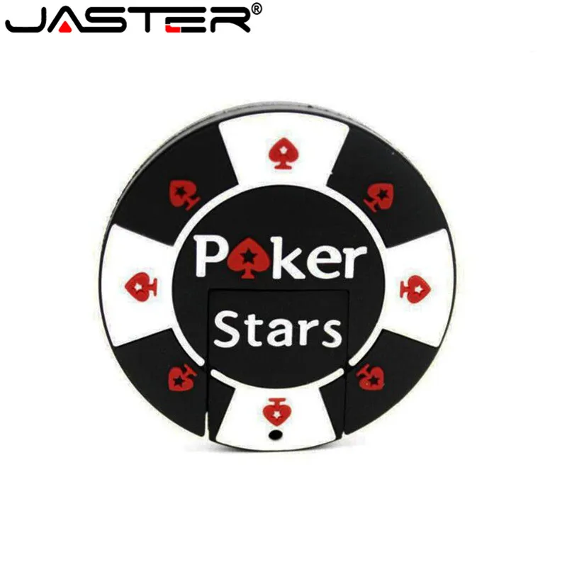 

JASTER Fashion poker stars casino chips usb flash drive bargaining chip pendrive thumb car key memory card pen Free Shipping