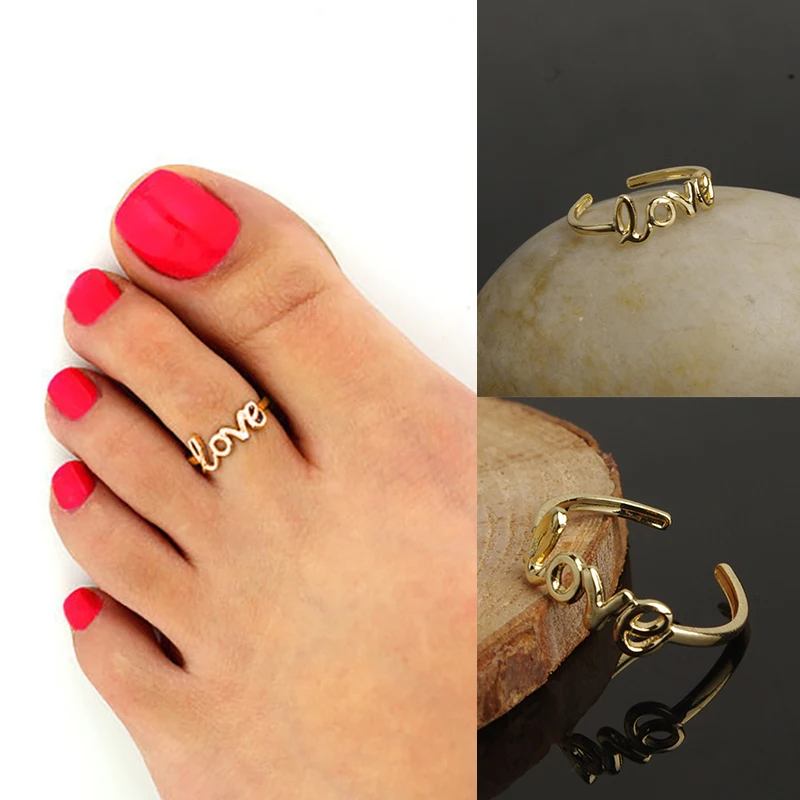 Round American Diamond Toe Rings – Abdesignsjewellery