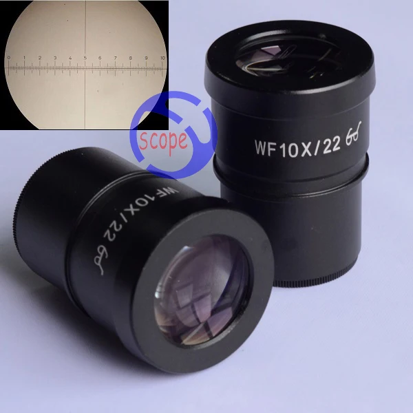 

FYSCOPE WF10X/22 Super Widefield 10X Microscope Eyepiece with cross reticle 30mm