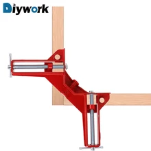 DIYWORK деревообрабатывающий инструмент для аквариума, держатель для рамки, зажим для 90 градусов, зажим под прямым углом, фиксированные ручные инструменты, наборы, угловой зажим