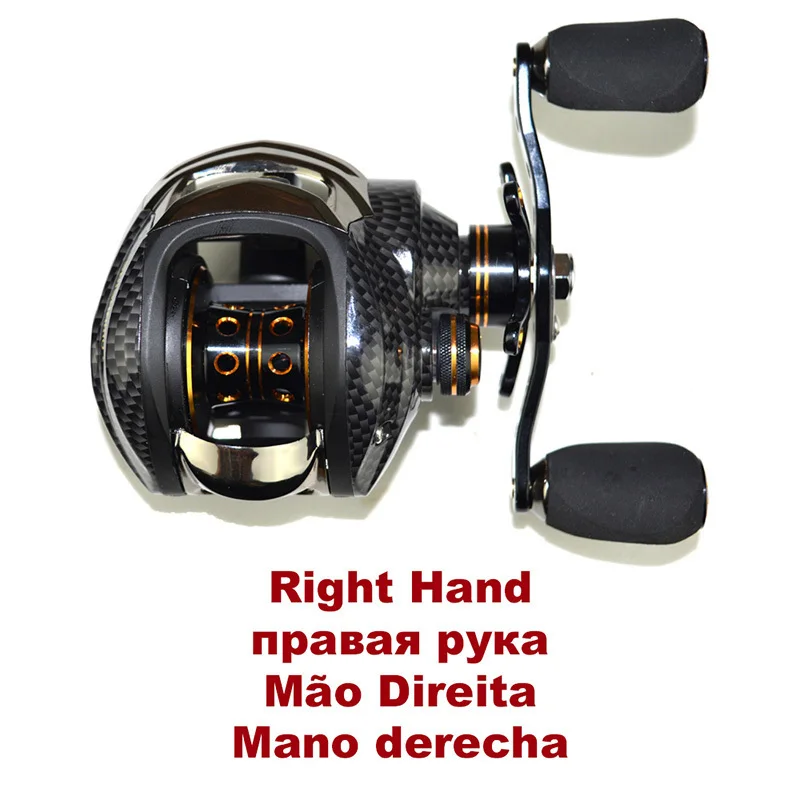 Fishdrops Lb200 7.0: 1 двойной Тормозные системы 18BB Baitcasting катушка левой и правой руки