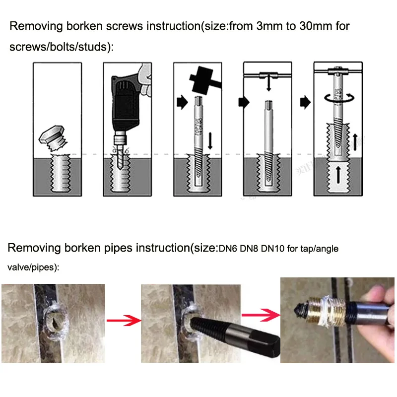 94-171-1-23 broken screw extractor des6