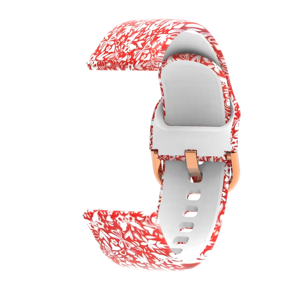 Fashion 20mm Camo Silicone Watch Strap Band For Garmin Vivoactive 3 Smart Watch Replacement Bracelet Wrist band strap girl Women