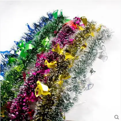 Christmas decorations wedding supplies garland bell stalls madder tops 2M | Дом и сад