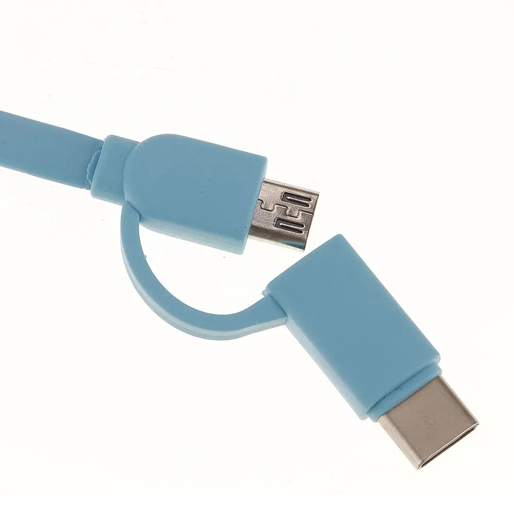 100 см рулонная линейка 2 в 1 USB кабель синхронизации данных для зарядного устройства Android+ type C модный микро Универсальный Выдвижной USB кабель