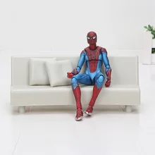 Человек-паук Figma 199 Мстители Удивительный Человек-паук диван фигурка супергероя Капитан Америка модель Тора игрушки