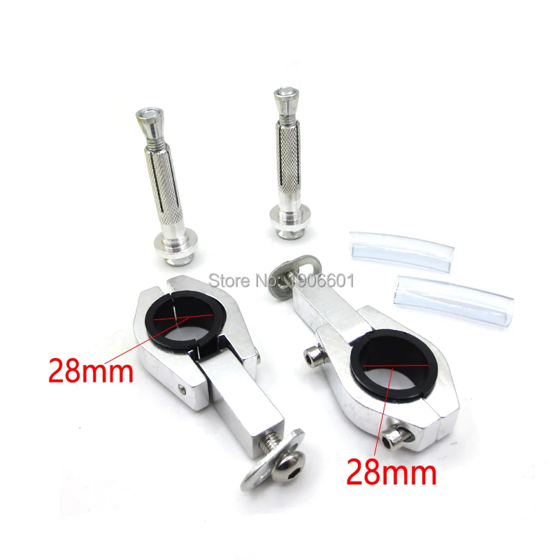 

28MM 1 1/8" Motorcycle Hand Guard Handguards Oversized Fat Clamp Mount Kit Free shipping