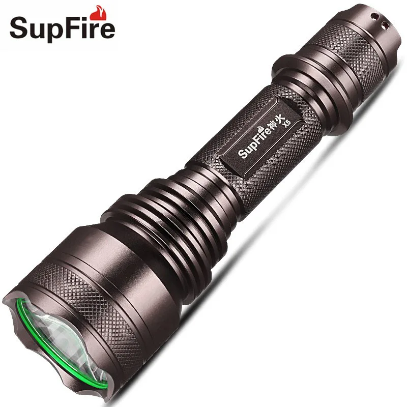 

Supfire Flashlight Torch Light Fishing Hunting Flash Light Linterna Led Lantern X5 Latarka Lampe De Poche for Fenix Convoy S140