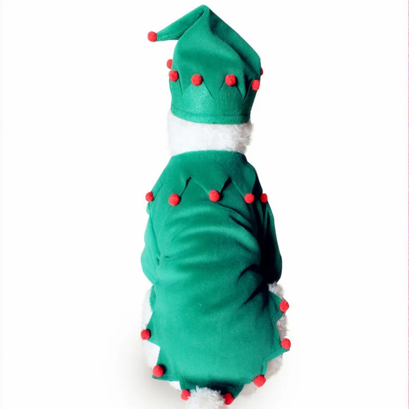 1 костюм Санта Клаус Одежда для домашних животных Хэллоуин Собаки Одежда ведьмы полиэстер хлопок переодевание вечерние костюмы для домашних животных