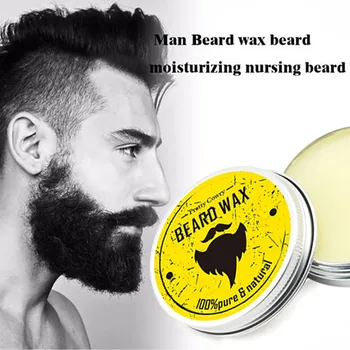 

Men Beard Wax For Styling Beeswax Moisturizing Smoothing Gentlemen Beard Care Hair Loss Products NEW