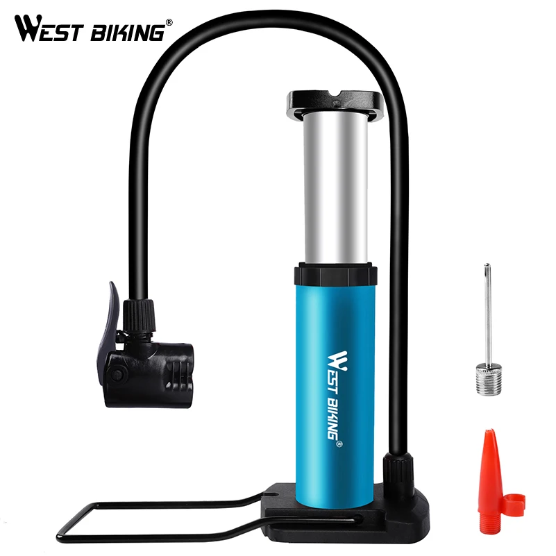 WEST BIKING насос для велосипеда алюминиевый сплав MTB горный велосипед надувной ног
