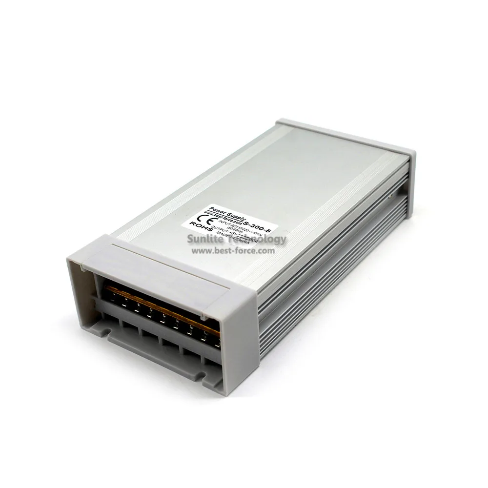 Непромокаемый источник питания DC 5 V 50A 250 W 60A 300 W 70A 350 W Наружная коммутация питания Трансформаторы для Светодиодный бэйдж для демонстрации света