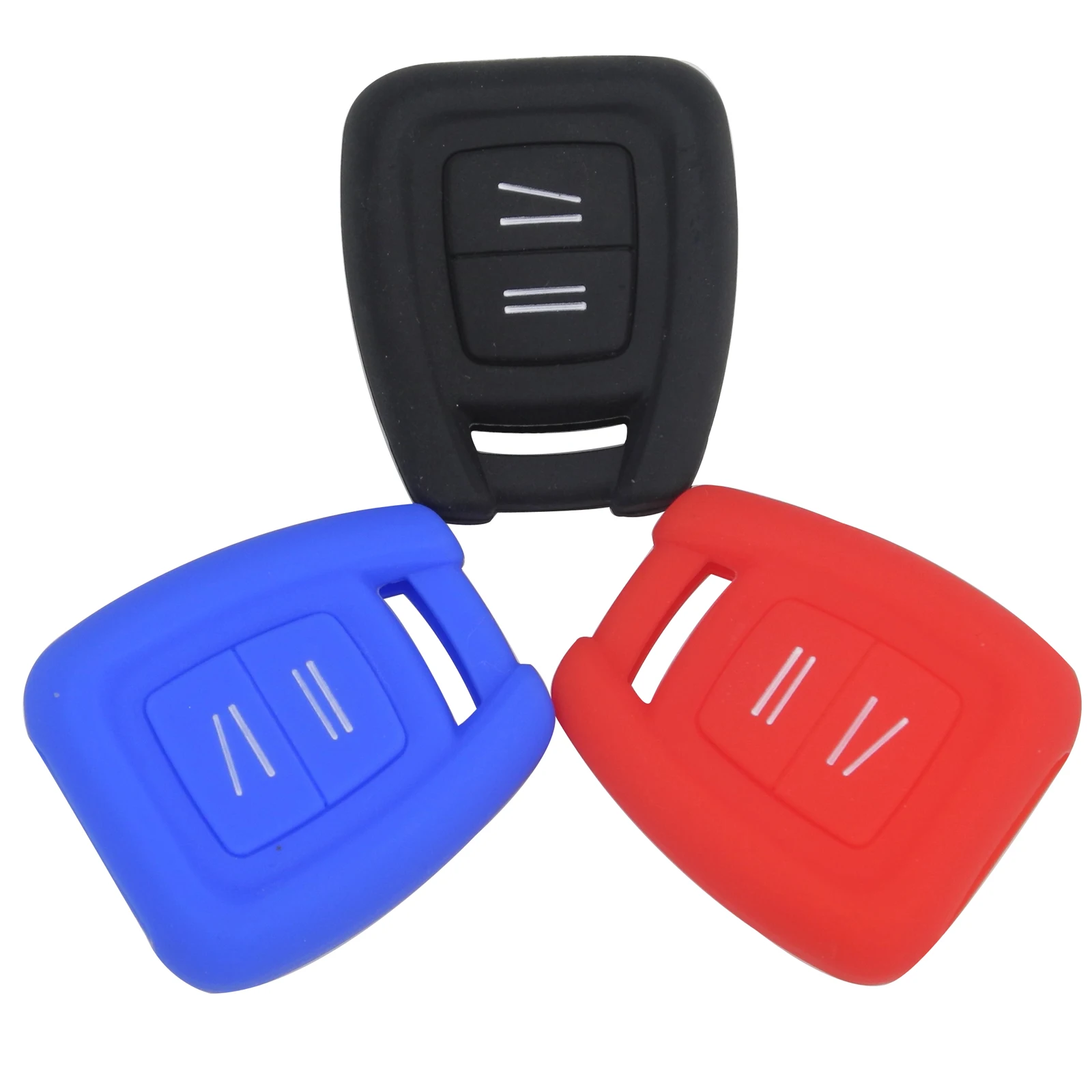 20pcs 2 Button Remote Car Key Silicone Case FOB Cover for Vauxhall Opel