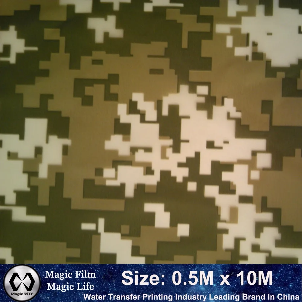 Hot Sale Hydrographic Film Transfer Digital Camo NO. C002 Width 0.5M Length 10M Hydrographics Water Printing |