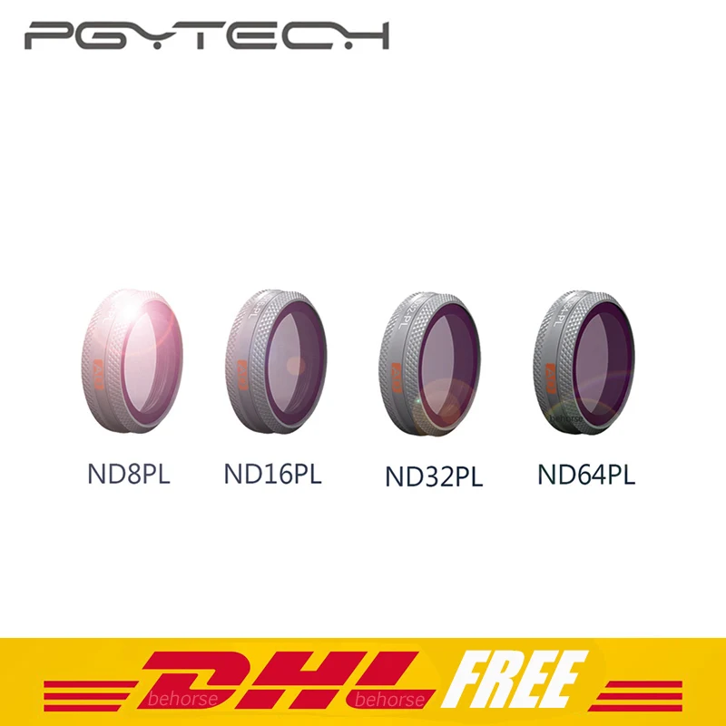 

4 Pieces PGYTECH Mavic 2 Zoom Filter Advanced Camera Lens Filter Kit ND8/16/32/64-PLfor DJI Mavic 2 Zoom Filter Accessories