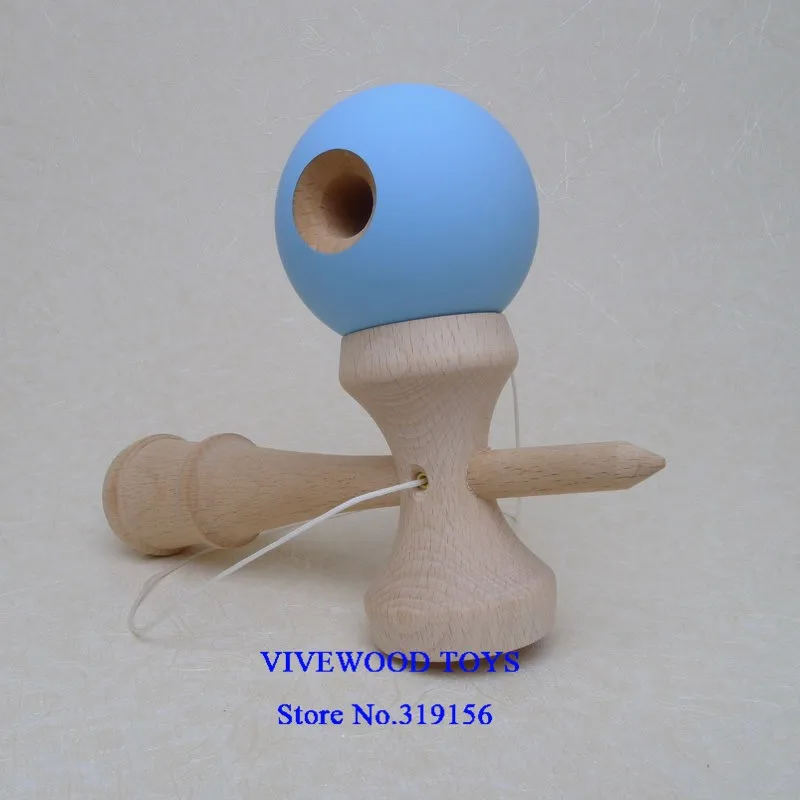 Резиновая кендама, Традиционная японская Kendama 18 см Kendama(резиновая краска, лучшее трение) из бука, Pro Kendama