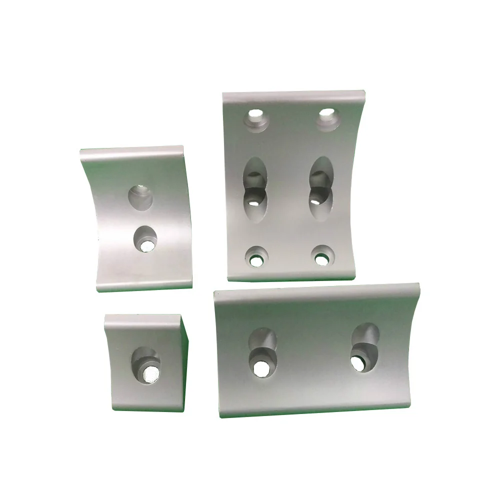 

5PCS 2 Hole L type 90 Degree 3030/4040/4545 connector Corner Angle Bracket Connection Joint Strip for Aluminum Profile