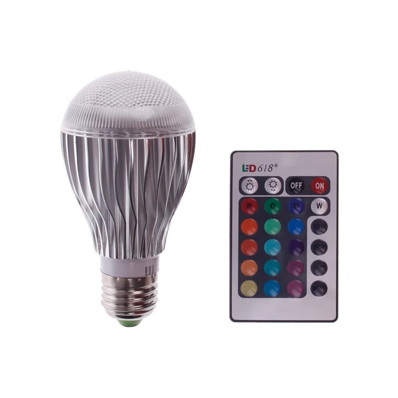 Litwod E27 B22 светодиодный RGB волшебная лампа 9 Вт 85 265 В свет прожектора + IR пульт